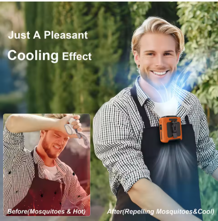 SpiiroAir Cooling Waist Fan with Power Bank and LED