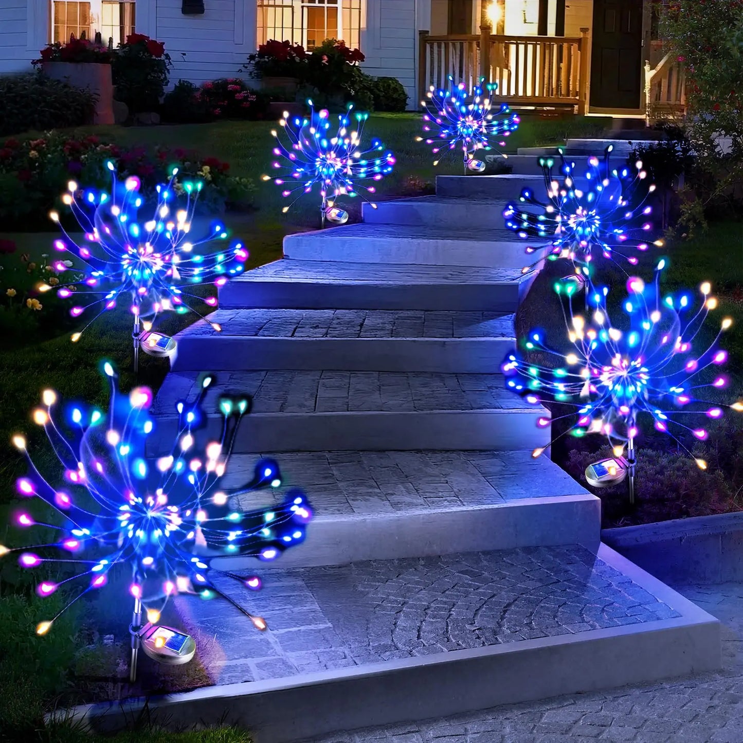 Solar Fireworks Garden Lights