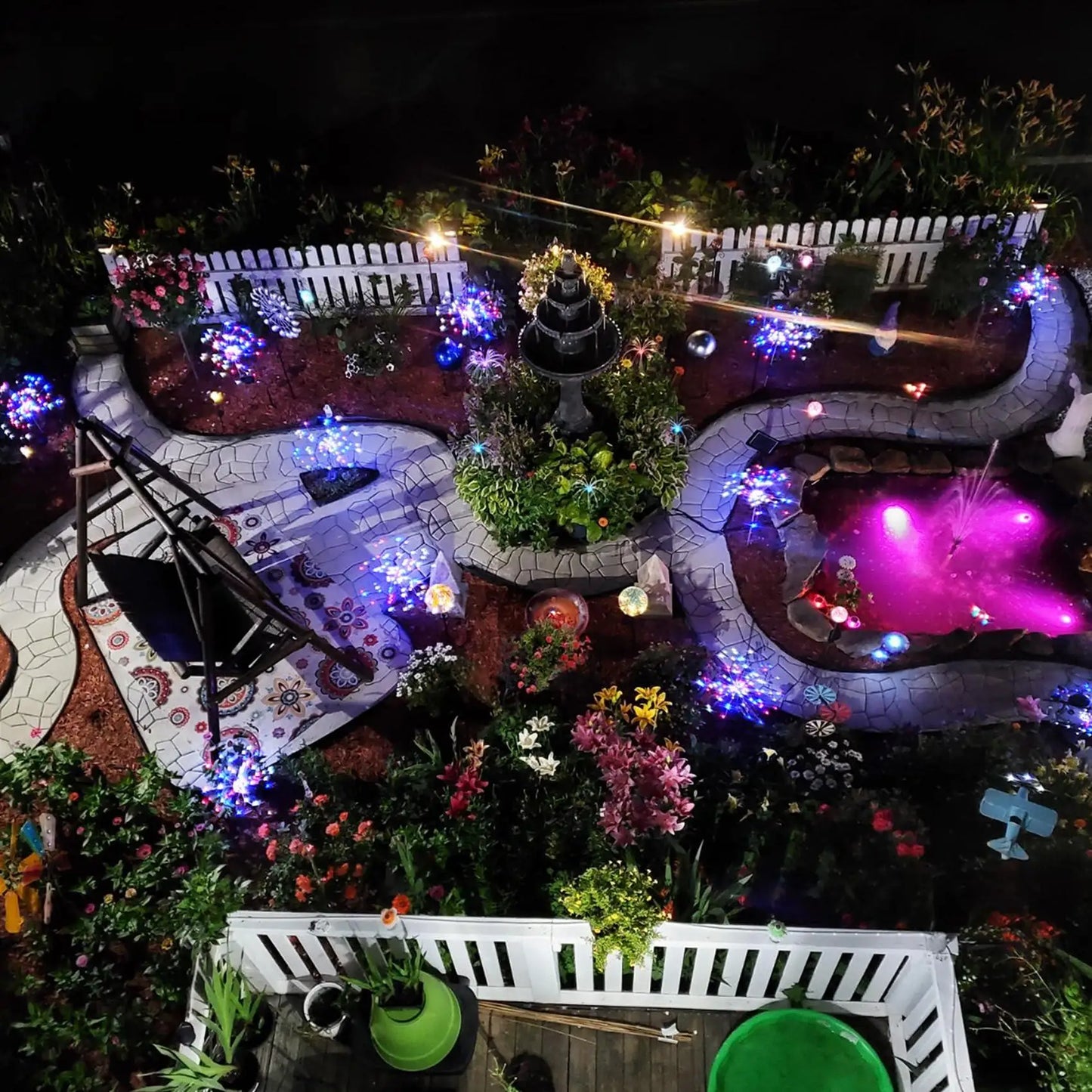 Solar Fireworks Garden Lights