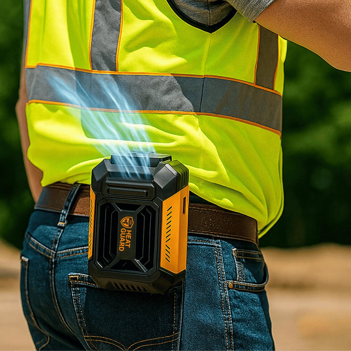 SpiiroAir Cooling Waist Fan with Power Bank and LED