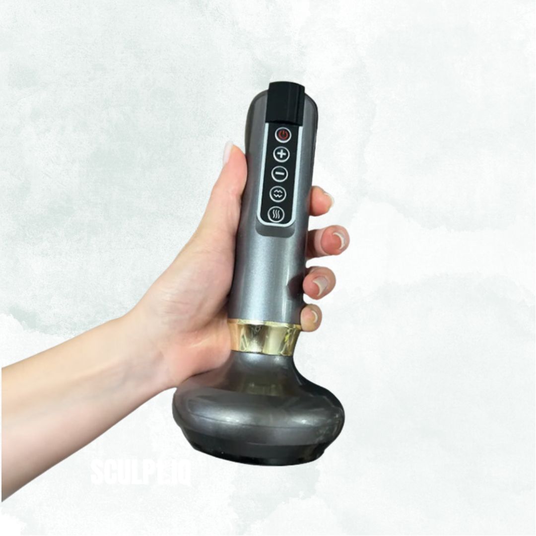 SCULPt.IQ Anti-Cellulite Massager Eraser with Red Light Therapy and Deep Tissue Scraping