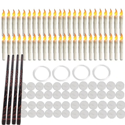 Floating Candles with Magic Wand + LED Halloween / Xmas Party