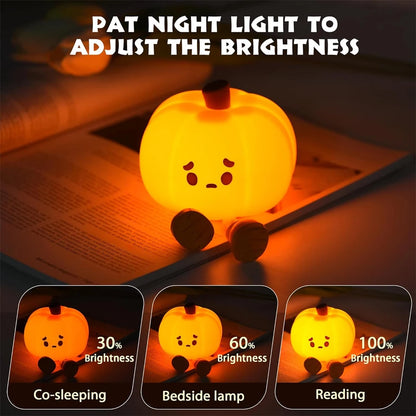 Jack O Lantern Silicone Night Light