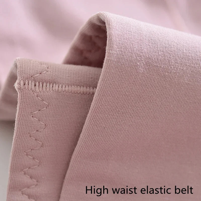 High Waist Women's Cotton Plus Size Underwear