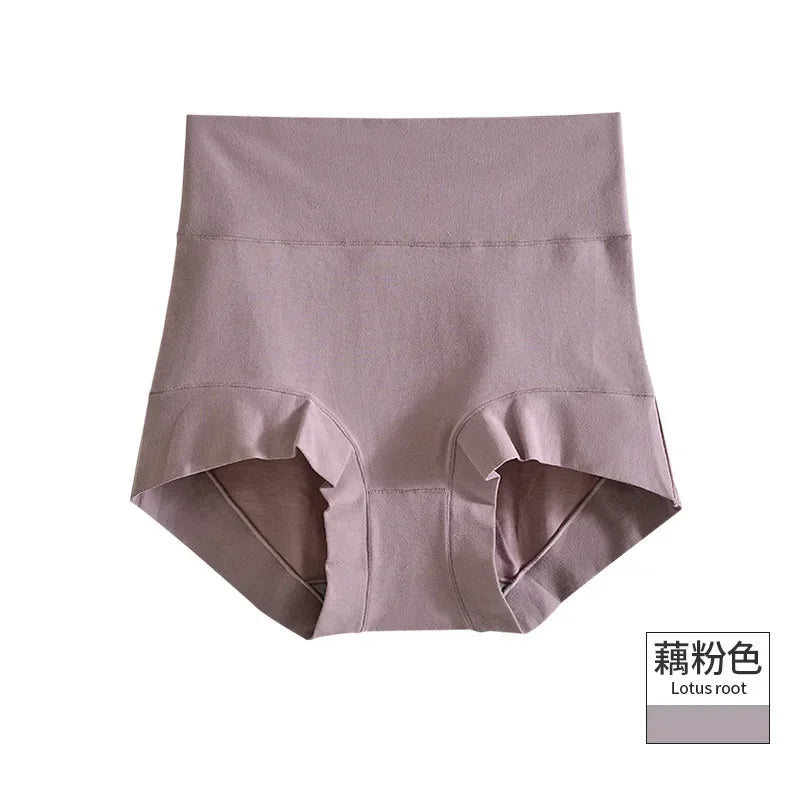 High Waist Women's Cotton Plus Size Underwear