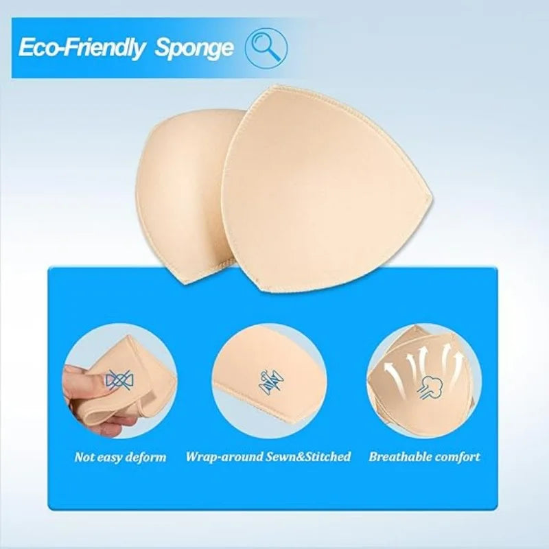 2-20 pcs Triangle Push-Up Bra Pads