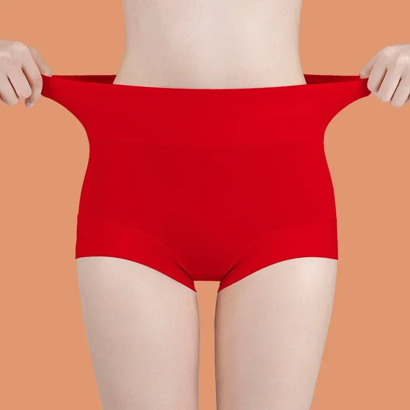 High Waist Women's Cotton Plus Size Underwear