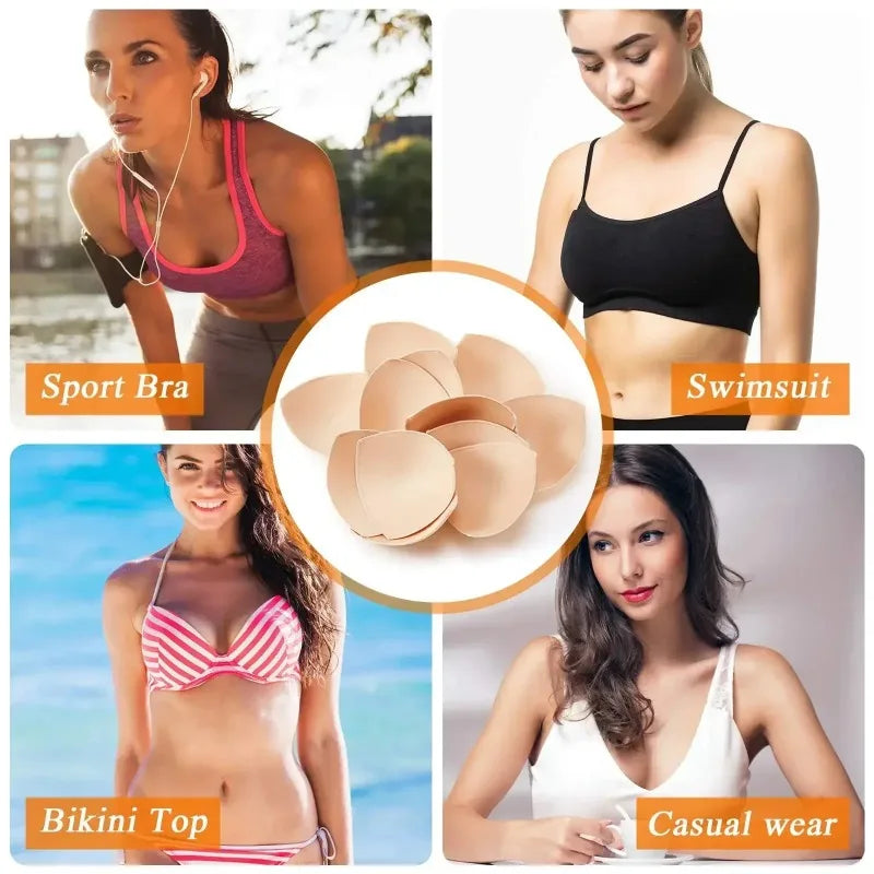 2-20 pcs Triangle Push-Up Bra Pads