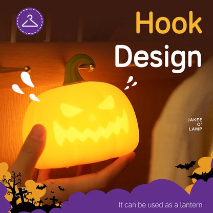 Jack O Lantern Silicone Night Light