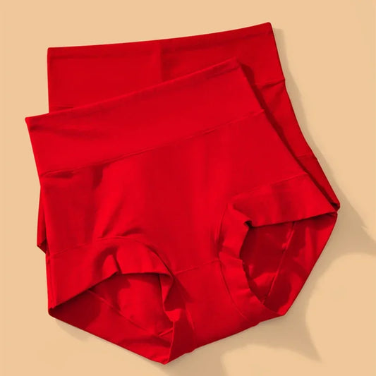 High Waist Women's Cotton Plus Size Underwear