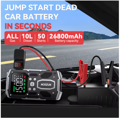 RoadReady Combo Jump Starter & Tire Inflater Kit