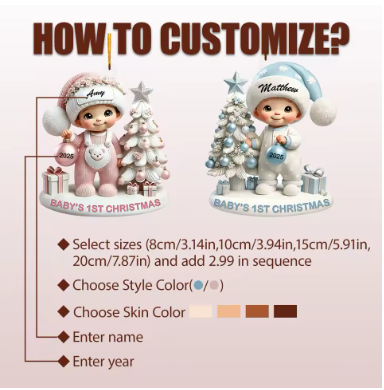 Baby's First Christmas Ornament