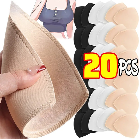2-20 pcs Triangle Push-Up Bra Pads