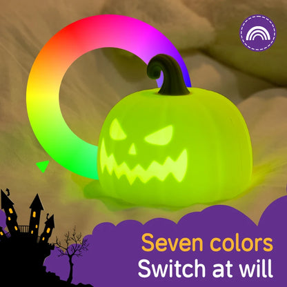 Jack O Lantern Silicone Night Light