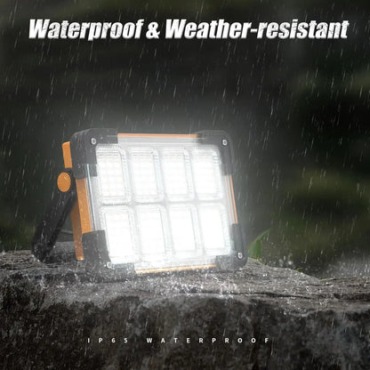 Solar Outdoor Portable Rechargeable LED Flood Light