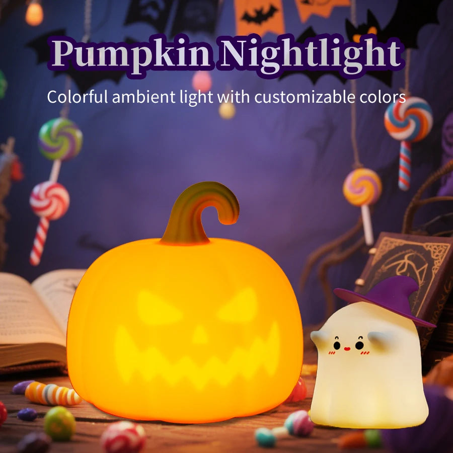 Jack O Lantern Silicone Night Light