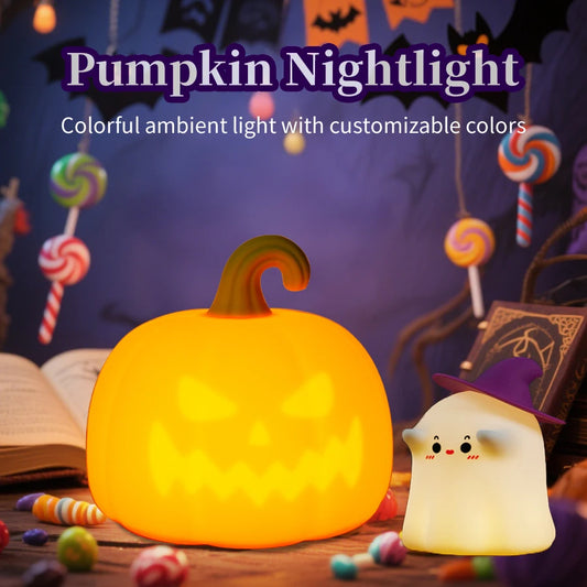 Jack O Lantern Silicone Night Light