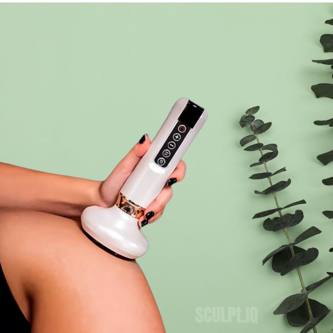 SCULPt.IQ Anti-Cellulite Massager Eraser with Red Light Therapy and Deep Tissue Scraping