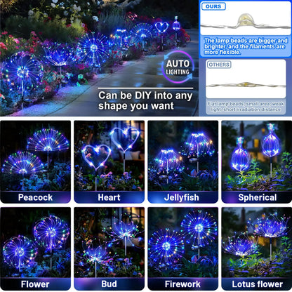 Solar Fireworks Garden Lights
