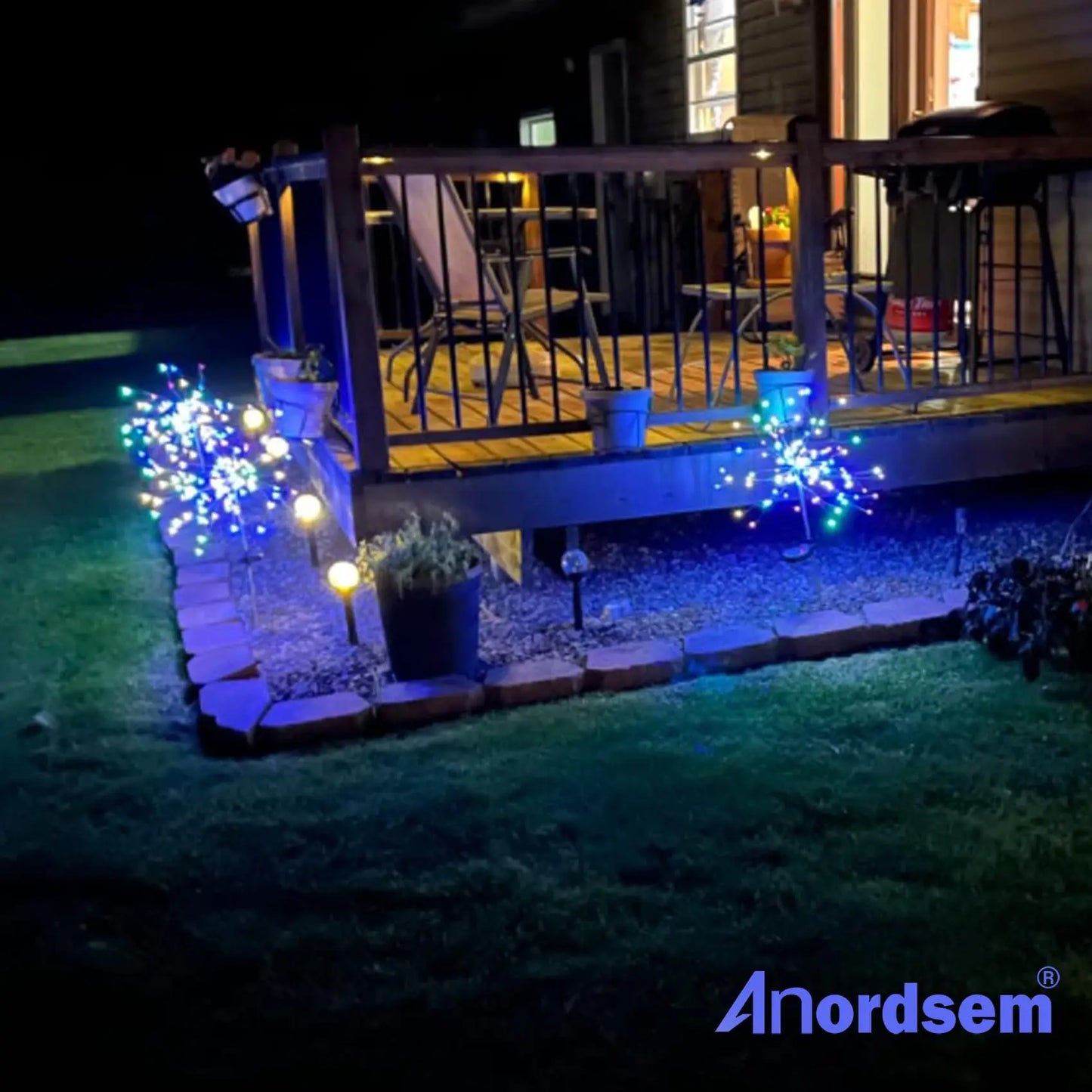 Solar Fireworks Garden Lights