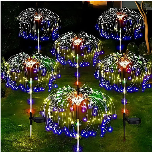 Solar Fireworks Garden Lights