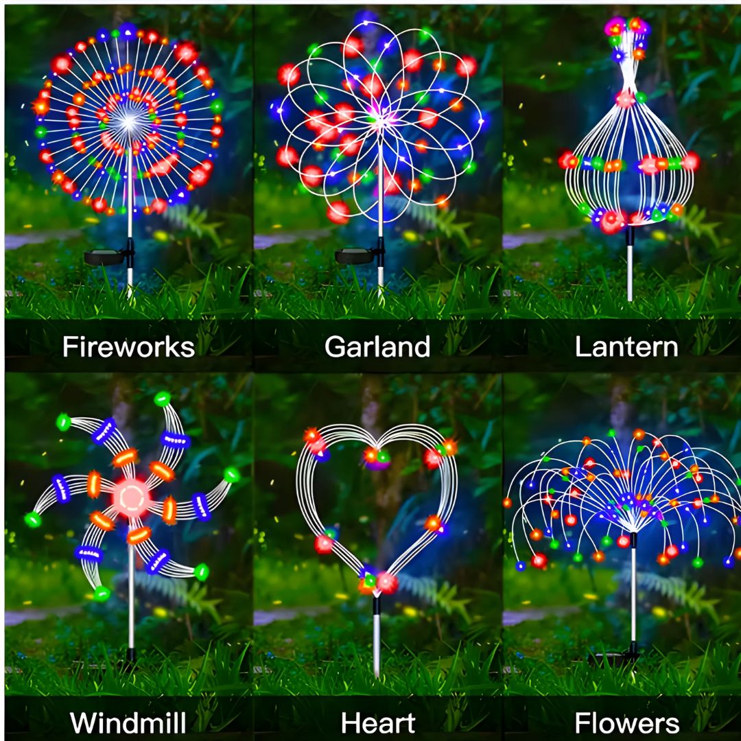 Solar Fireworks Garden Lights