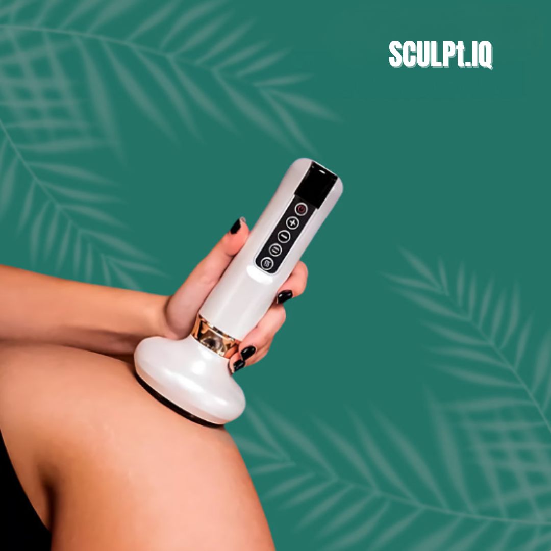 SCULPt.IQ Anti-Cellulite Massager Eraser with Red Light Therapy and Deep Tissue Scraping